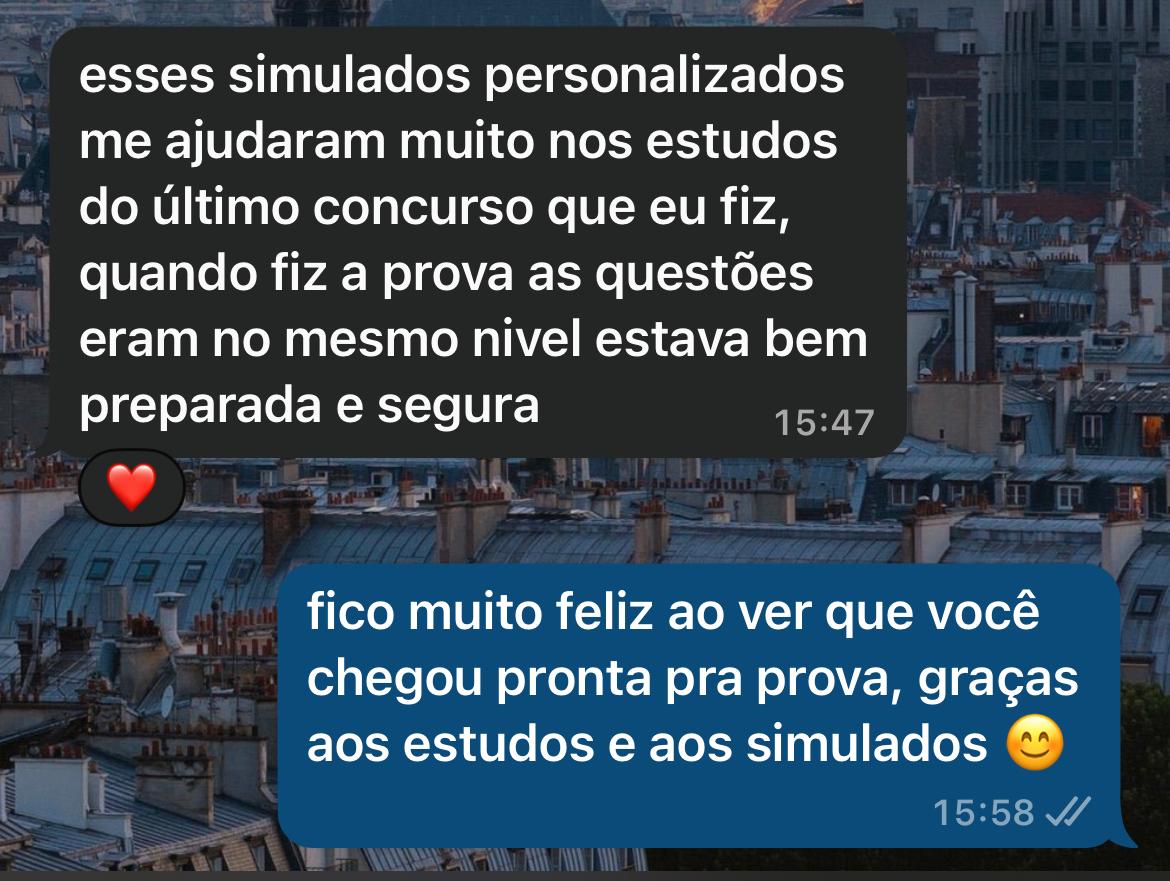 Depoimento de aluno aprovado em concurso de prefeitura